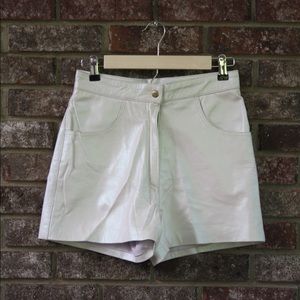 Vintage ⭐️ Manart Leather High Waisted Shorts